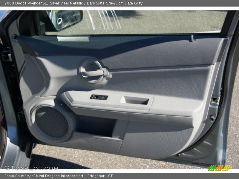 Silver Steel Metallic / Dark Slate Gray/Light Slate Gray 2008 Dodge Avenger SE