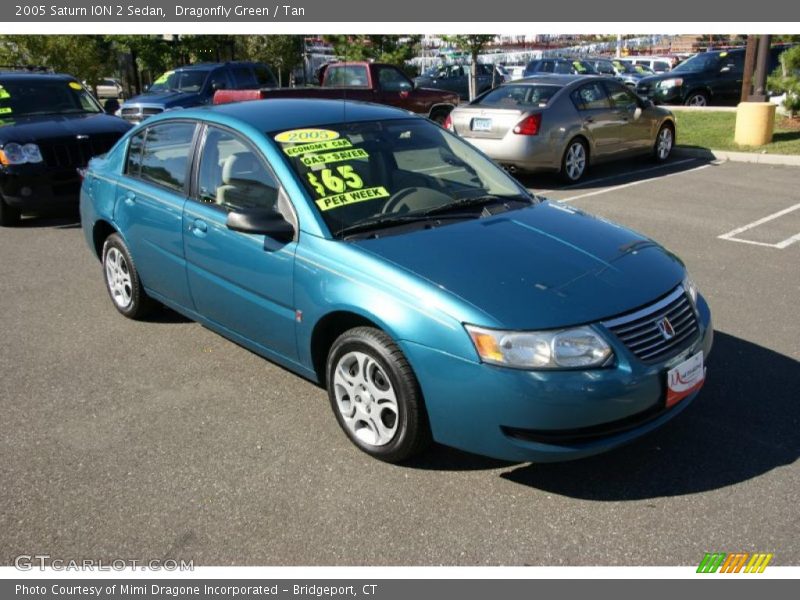 Dragonfly Green / Tan 2005 Saturn ION 2 Sedan