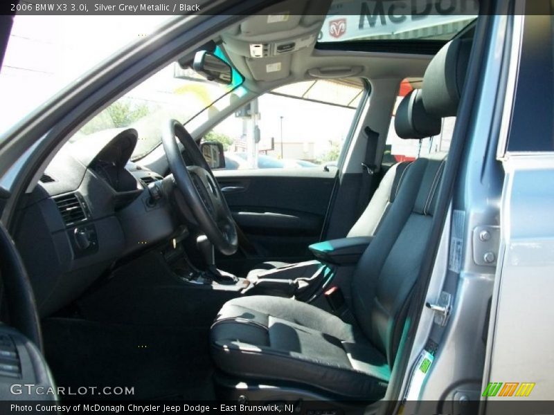 Silver Grey Metallic / Black 2006 BMW X3 3.0i