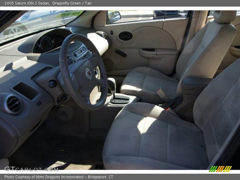 Dragonfly Green / Tan 2005 Saturn ION 2 Sedan