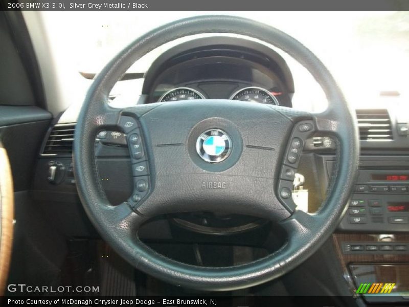 Silver Grey Metallic / Black 2006 BMW X3 3.0i