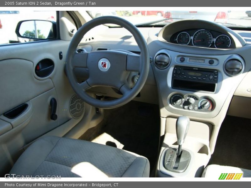 Dragonfly Green / Tan 2005 Saturn ION 2 Sedan