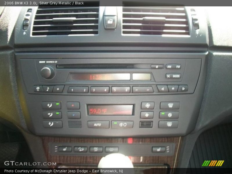 Silver Grey Metallic / Black 2006 BMW X3 3.0i