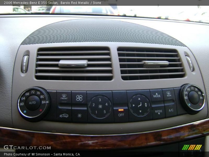 Barolo Red Metallic / Stone 2006 Mercedes-Benz E 350 Sedan