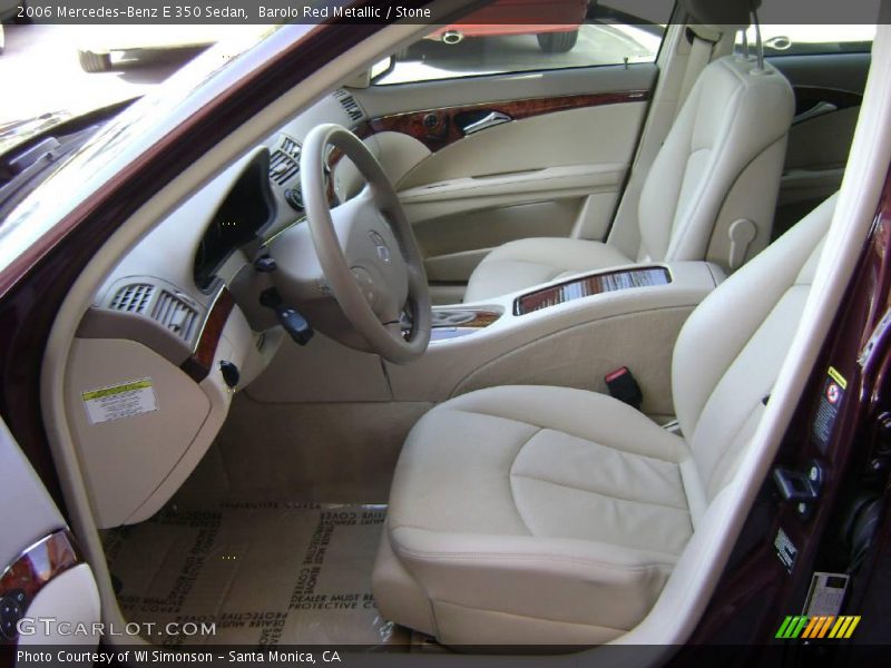 Barolo Red Metallic / Stone 2006 Mercedes-Benz E 350 Sedan