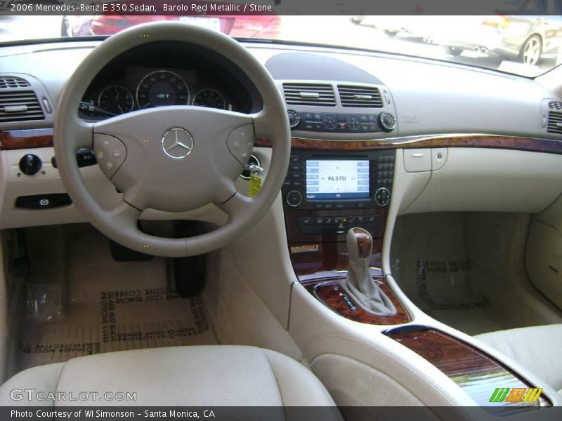 Barolo Red Metallic / Stone 2006 Mercedes-Benz E 350 Sedan