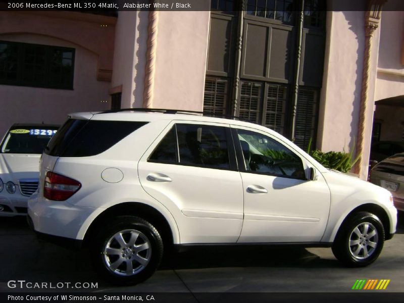 Alabaster White / Black 2006 Mercedes-Benz ML 350 4Matic
