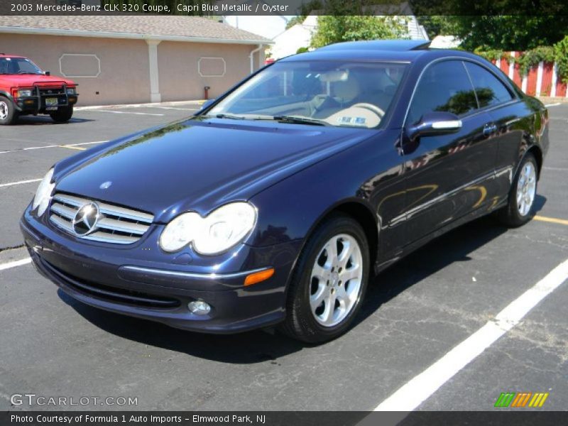 Capri Blue Metallic / Oyster 2003 Mercedes-Benz CLK 320 Coupe