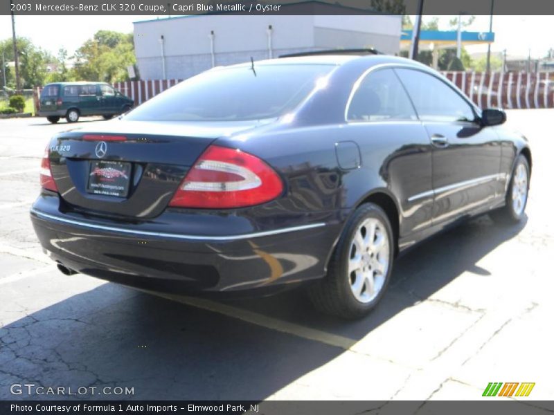 Capri Blue Metallic / Oyster 2003 Mercedes-Benz CLK 320 Coupe