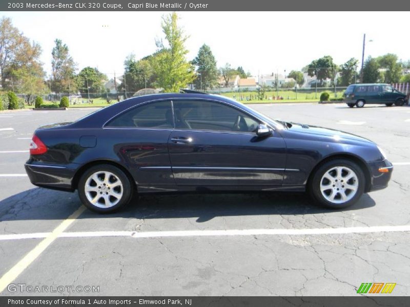 Capri Blue Metallic / Oyster 2003 Mercedes-Benz CLK 320 Coupe