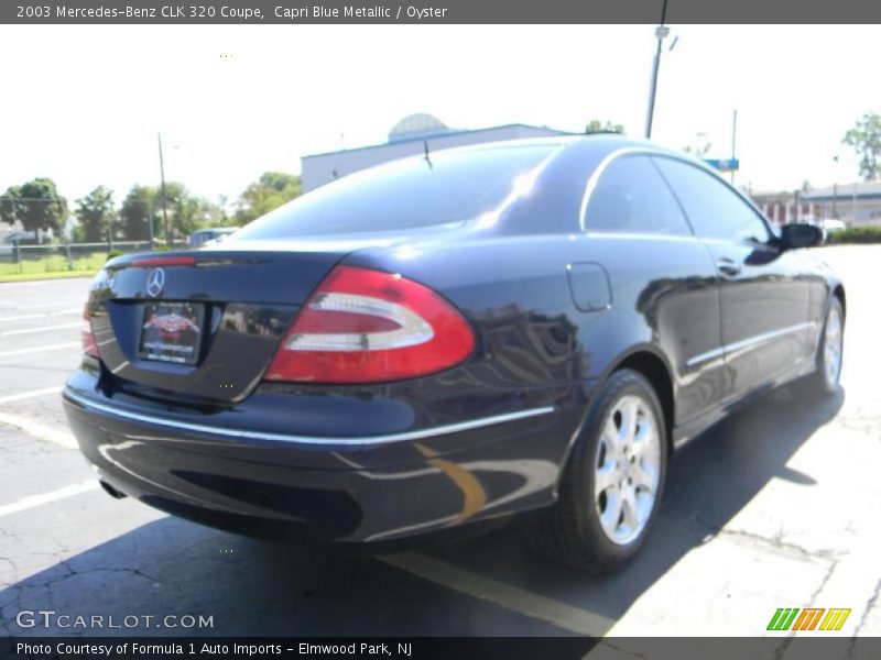 Capri Blue Metallic / Oyster 2003 Mercedes-Benz CLK 320 Coupe