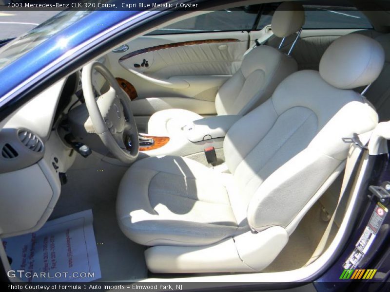 Capri Blue Metallic / Oyster 2003 Mercedes-Benz CLK 320 Coupe