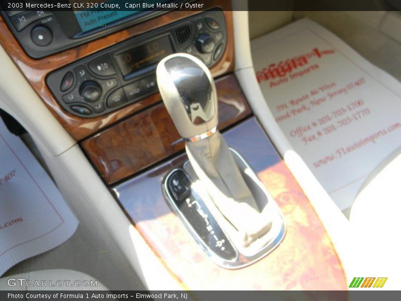 Capri Blue Metallic / Oyster 2003 Mercedes-Benz CLK 320 Coupe