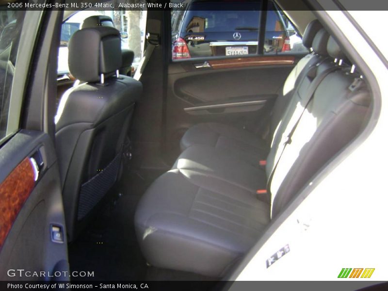 Alabaster White / Black 2006 Mercedes-Benz ML 350 4Matic