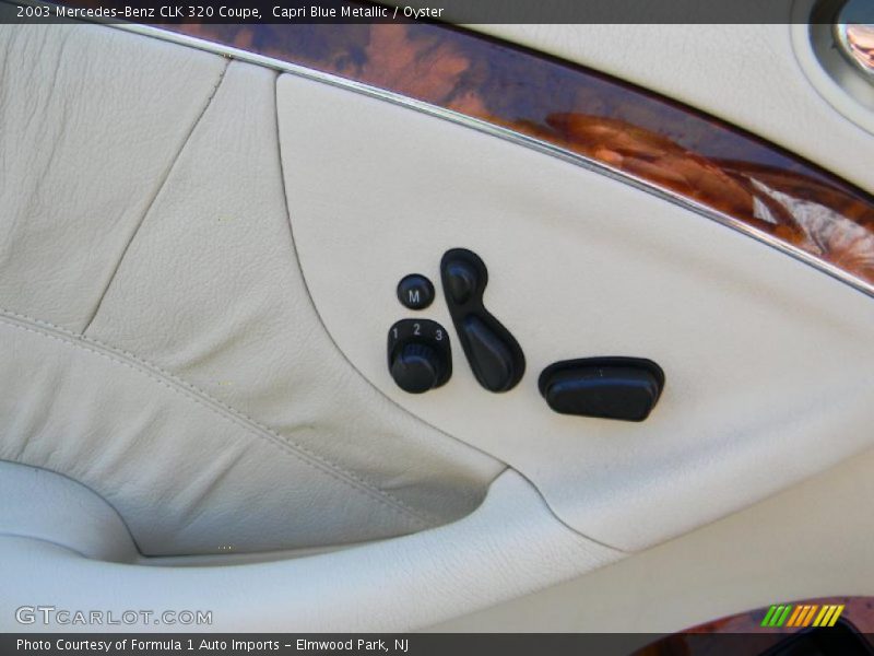 Capri Blue Metallic / Oyster 2003 Mercedes-Benz CLK 320 Coupe