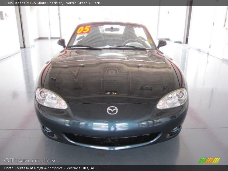 Nordic Green / Black 2005 Mazda MX-5 Miata Roadster