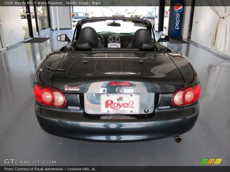 Nordic Green / Black 2005 Mazda MX-5 Miata Roadster