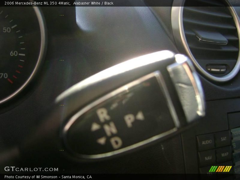 Alabaster White / Black 2006 Mercedes-Benz ML 350 4Matic