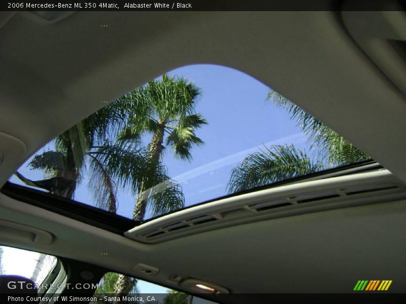 Alabaster White / Black 2006 Mercedes-Benz ML 350 4Matic