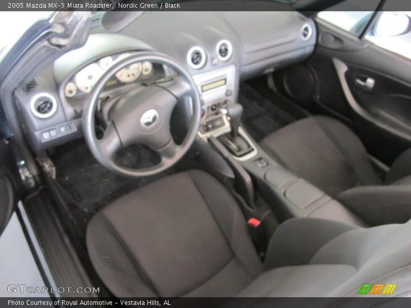 Nordic Green / Black 2005 Mazda MX-5 Miata Roadster