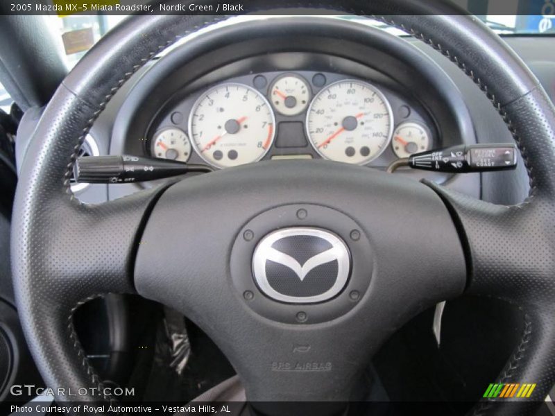 Nordic Green / Black 2005 Mazda MX-5 Miata Roadster