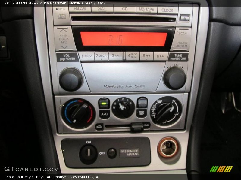 Nordic Green / Black 2005 Mazda MX-5 Miata Roadster