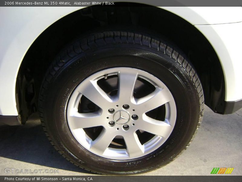 Alabaster White / Black 2006 Mercedes-Benz ML 350 4Matic