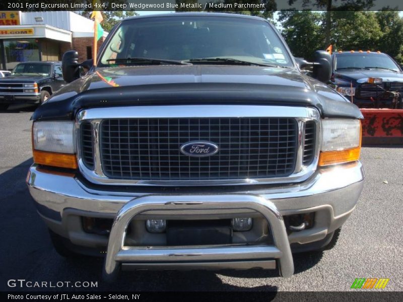 Deep Wedgewood Blue Metallic / Medium Parchment 2001 Ford Excursion Limited 4x4