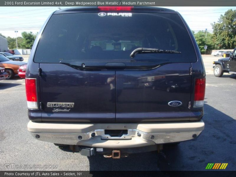 Deep Wedgewood Blue Metallic / Medium Parchment 2001 Ford Excursion Limited 4x4
