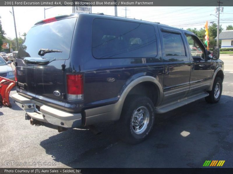 Deep Wedgewood Blue Metallic / Medium Parchment 2001 Ford Excursion Limited 4x4