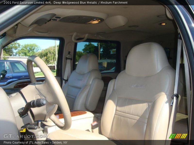 Deep Wedgewood Blue Metallic / Medium Parchment 2001 Ford Excursion Limited 4x4