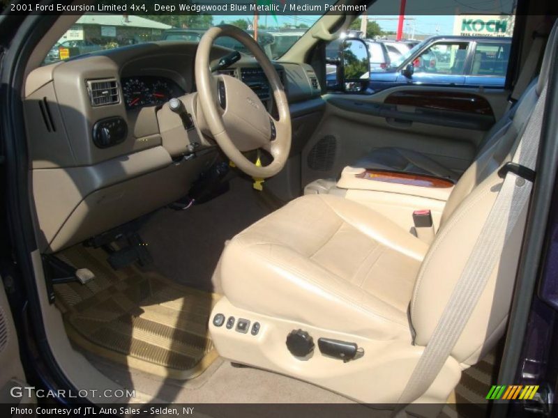 Deep Wedgewood Blue Metallic / Medium Parchment 2001 Ford Excursion Limited 4x4