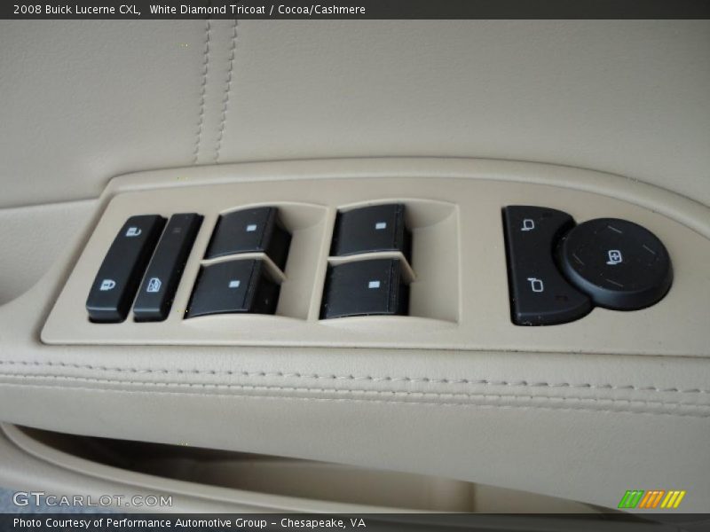 White Diamond Tricoat / Cocoa/Cashmere 2008 Buick Lucerne CXL
