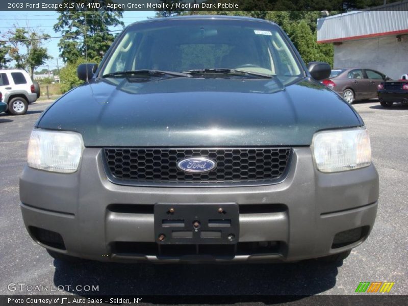 Aspen Green Metallic / Medium Dark Pebble 2003 Ford Escape XLS V6 4WD