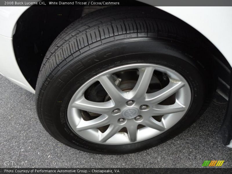White Diamond Tricoat / Cocoa/Cashmere 2008 Buick Lucerne CXL