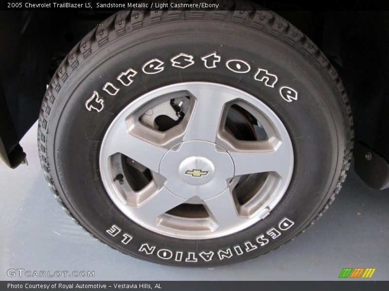 Sandstone Metallic / Light Cashmere/Ebony 2005 Chevrolet TrailBlazer LS