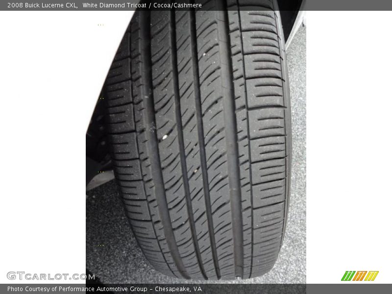 White Diamond Tricoat / Cocoa/Cashmere 2008 Buick Lucerne CXL