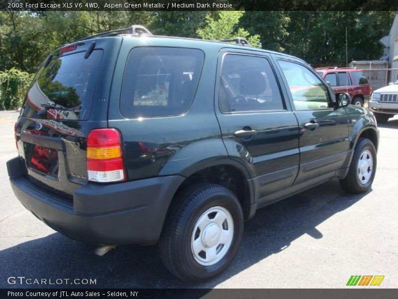 Aspen Green Metallic / Medium Dark Pebble 2003 Ford Escape XLS V6 4WD
