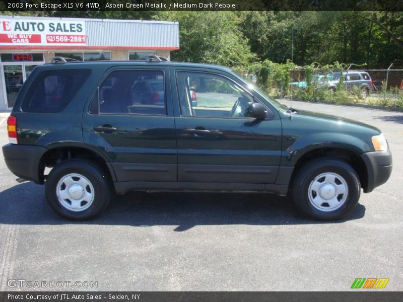 Aspen Green Metallic / Medium Dark Pebble 2003 Ford Escape XLS V6 4WD