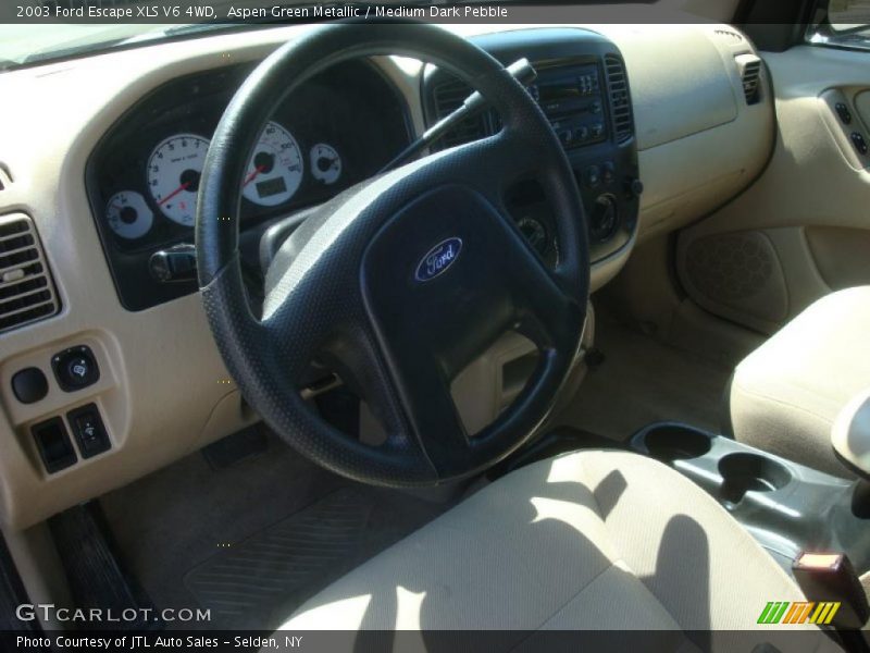 Aspen Green Metallic / Medium Dark Pebble 2003 Ford Escape XLS V6 4WD
