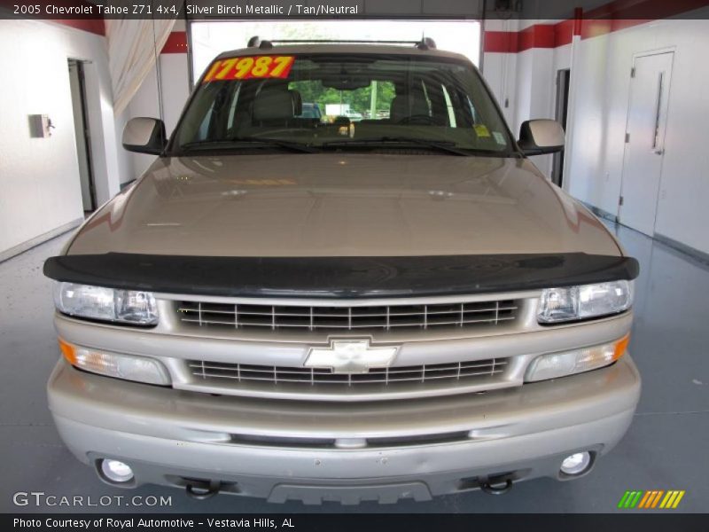 Silver Birch Metallic / Tan/Neutral 2005 Chevrolet Tahoe Z71 4x4