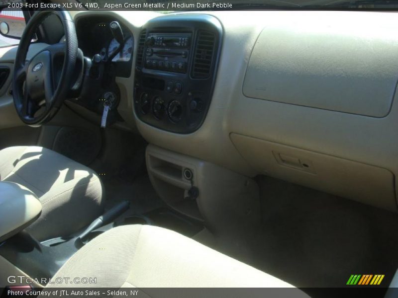 Aspen Green Metallic / Medium Dark Pebble 2003 Ford Escape XLS V6 4WD