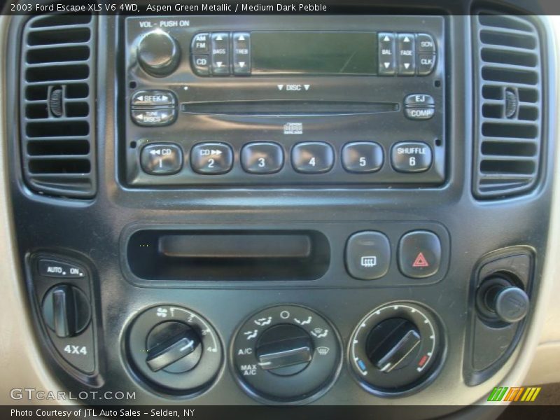 Aspen Green Metallic / Medium Dark Pebble 2003 Ford Escape XLS V6 4WD
