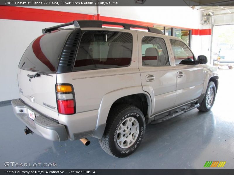 Silver Birch Metallic / Tan/Neutral 2005 Chevrolet Tahoe Z71 4x4