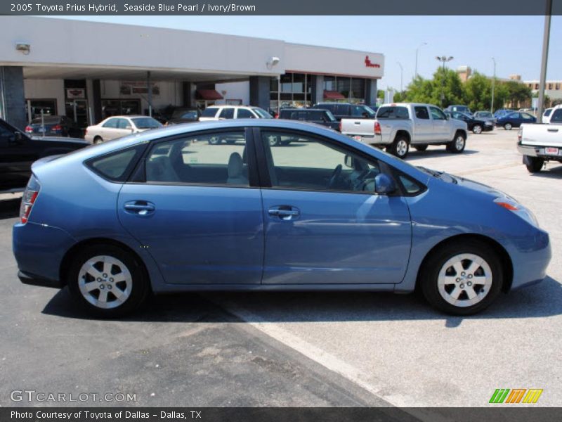 Seaside Blue Pearl / Ivory/Brown 2005 Toyota Prius Hybrid