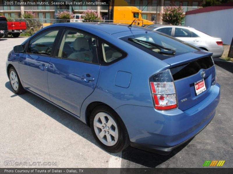 Seaside Blue Pearl / Ivory/Brown 2005 Toyota Prius Hybrid