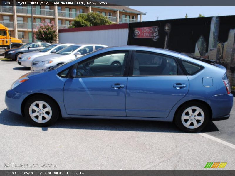 Seaside Blue Pearl / Ivory/Brown 2005 Toyota Prius Hybrid