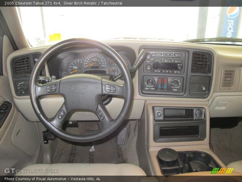 Silver Birch Metallic / Tan/Neutral 2005 Chevrolet Tahoe Z71 4x4