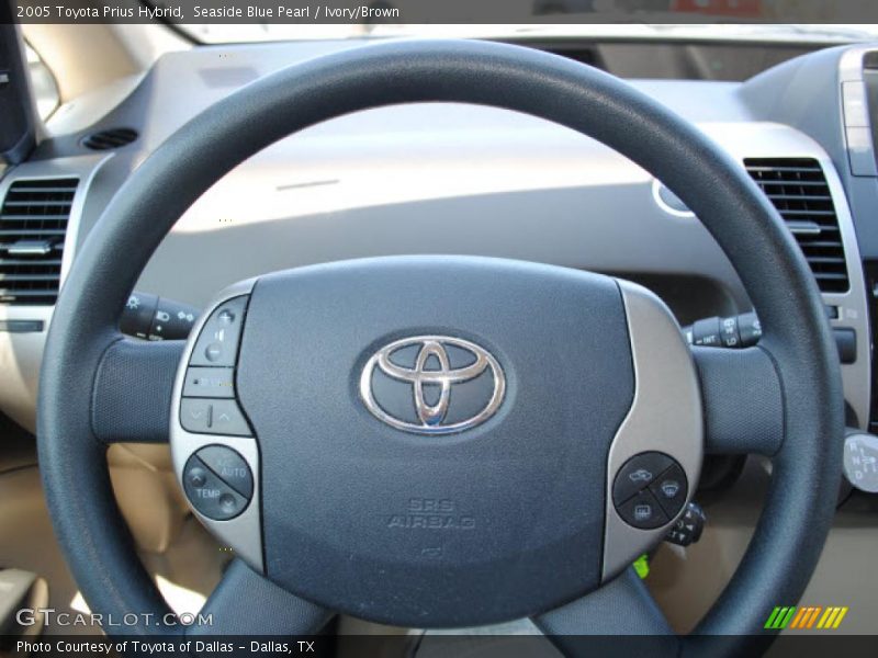 Seaside Blue Pearl / Ivory/Brown 2005 Toyota Prius Hybrid