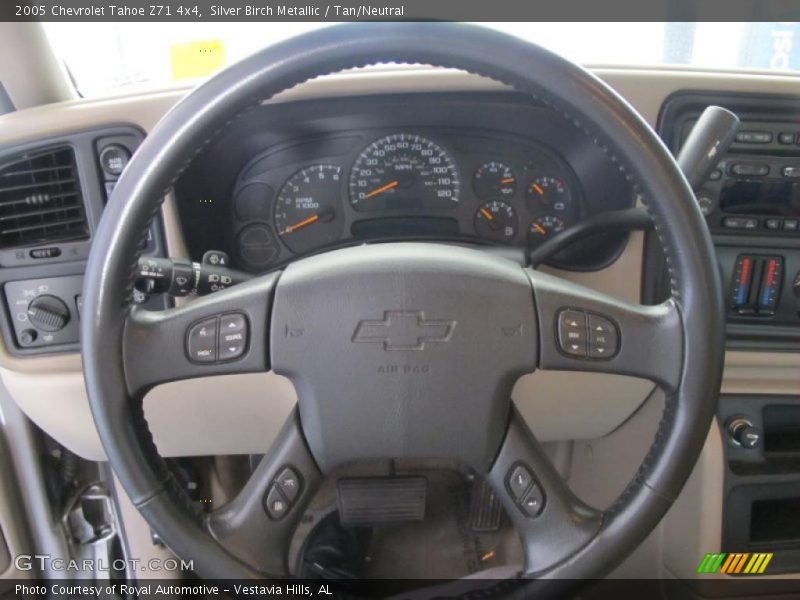 Silver Birch Metallic / Tan/Neutral 2005 Chevrolet Tahoe Z71 4x4